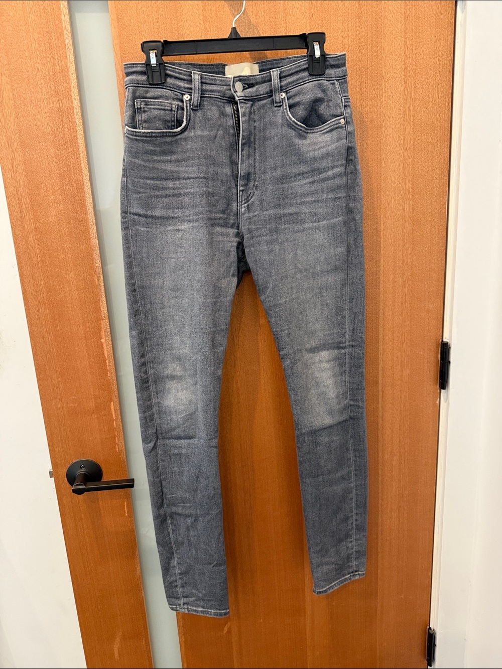 CQY Women’s Skinny Jeans in Washed Gray